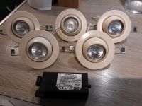 Halogen Einbauleuchten Set 5 x 20 W weiß schwenkbar Incl. Trafo Sachsen-Anhalt - Zeitz Vorschau