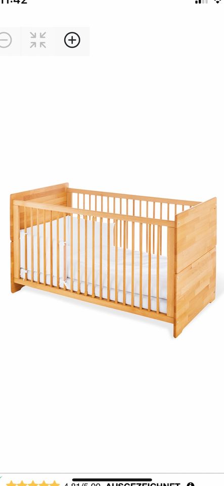 Pinolino Natura Babybett Set TOP Zustand in Waldböckelheim