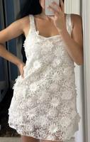 Sommerkleid/Minikleid Gr. M / mit 3D Spitze/ Weiß/ Zara/ NP.70€ Bayern - Neu Ulm Vorschau