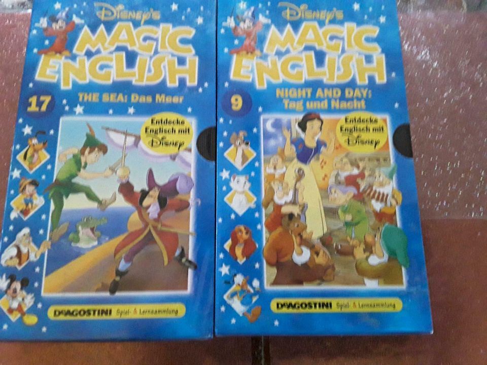 24 VHS Disney'sMagic Englisch Lehrspass.... in Teublitz