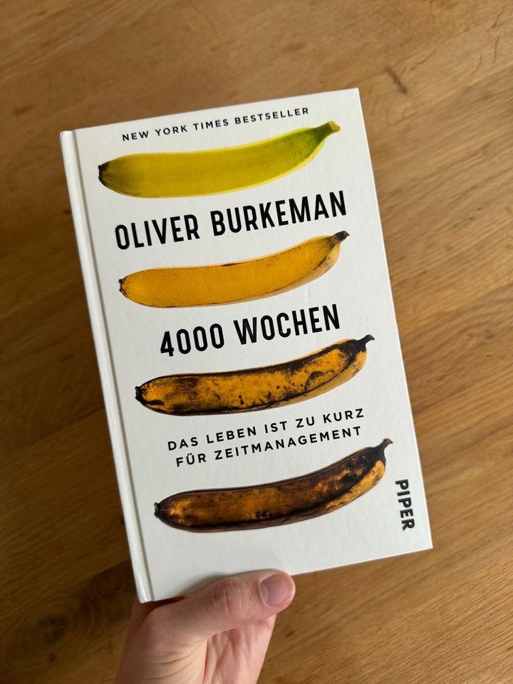 4000 Wochen - Oliver Burkeman in Nürnberg (Mittelfr)