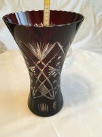 Schöne, antike Rubin-Glas Vase, handgeschliffen, Top Nordrhein-Westfalen - Haan Vorschau