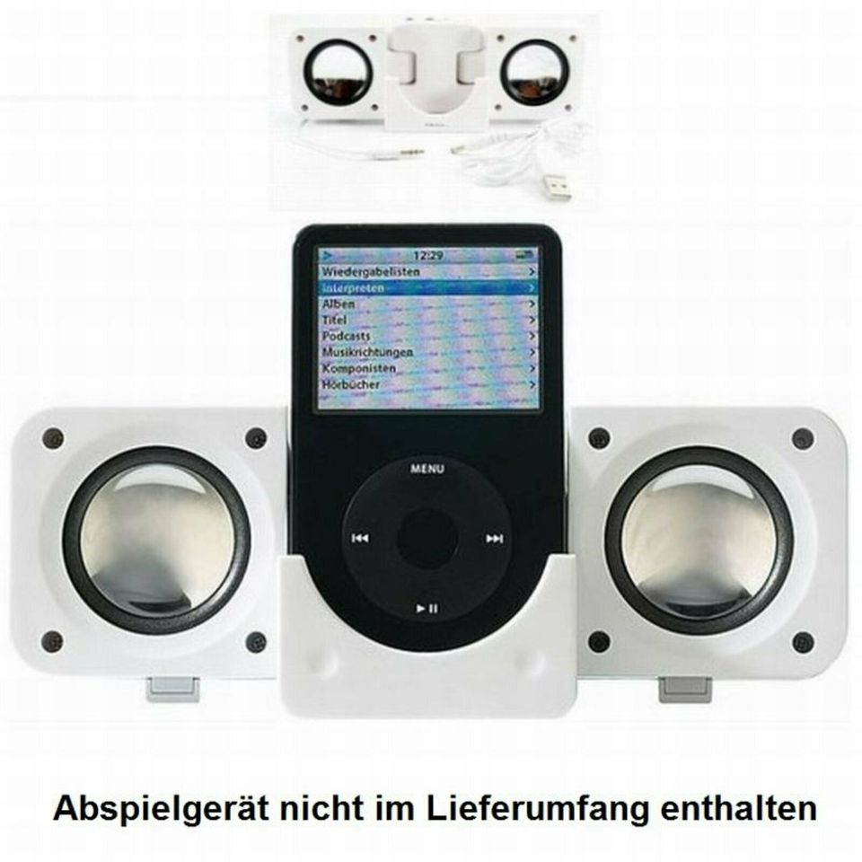 Sound Cube DeLuxe KDL-104 mobiler Stereo Aktiv-Lautsprecher in Mainhardt