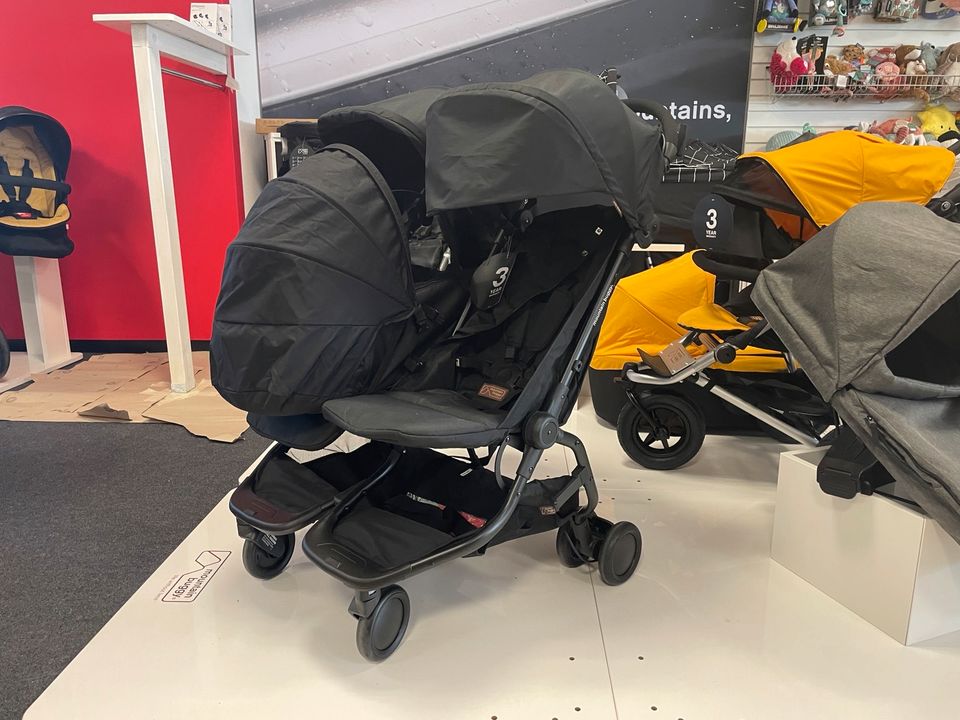 NEU - Mountain Buggy® nano duo™ Geschwisterwagen - %%%-Aktion - NEU - FIRLEFANZ in Hohenwarsleben