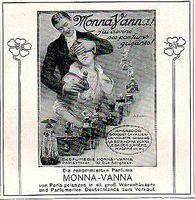 Monna Danna Paris Parfüm -Werbung Reklame Vintage-Deko 1912 Baden-Württemberg - Steinen Vorschau