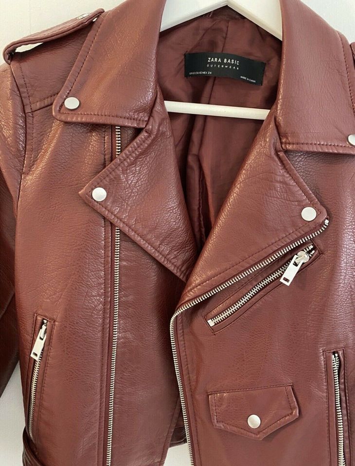 Zara Rote Lederjacke Weinrot ♥️ in Baden-Württemberg - Ulm | eBay  Kleinanzeigen ist jetzt Kleinanzeigen