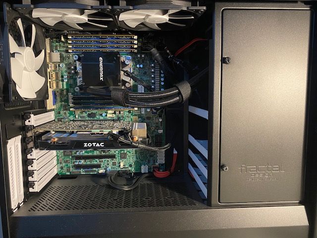 Workstation AMD EPYC 64 GB RAM mit Wasserkühlung (8 Ram Module) in Waldenburg