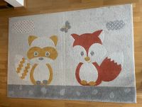 Teppich für Kinderzimmer, 2m x 1,4m, Motiv Fuchs und Waschbär Bayern - Karlsfeld Vorschau