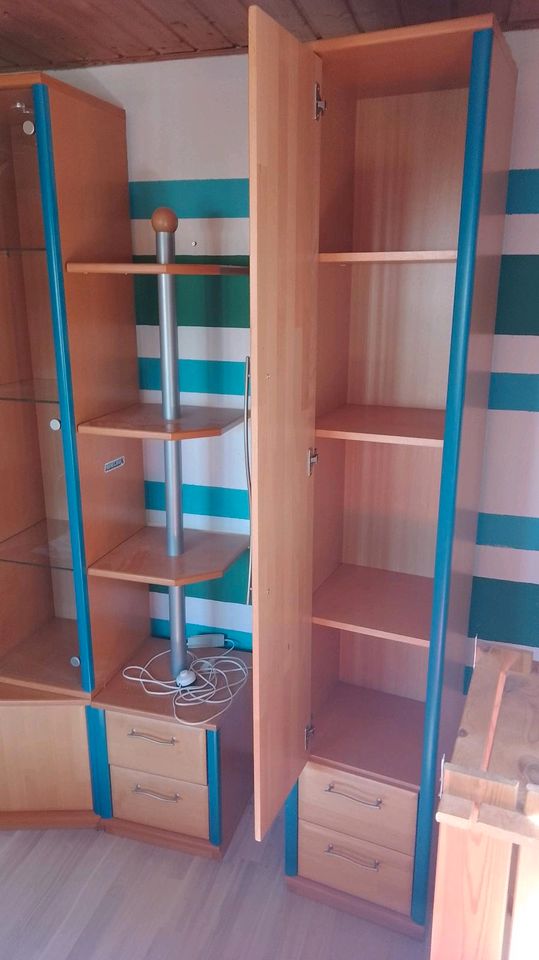 Wohnzimmer jugendzimmer massiv Eckschrank in Essenbach