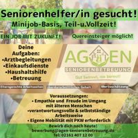 Seniorenhelfer/in gesucht Teil.-Vollzeit! (w,m,d) Nordrhein-Westfalen - Mönchengladbach Vorschau