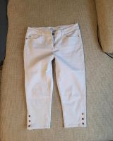 Gina benotti 7/8 Jeans weiß 42 L slim mit Stretch Schleswig-Holstein - Flensburg Vorschau