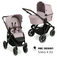 ABC-Design Salsa 4 Air - 2in1 Kinderwagen-Set - Berry Pure Edition - inkl. Babywanne + Sportsitz + XXL-Zubehörpaket - NEU Hessen - Fulda Vorschau