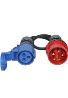 CEE Adapter Starkstrom 16 Stecker 5-polig auf CEE 230 V 3-polig Bayern - Weil a. Lech Vorschau