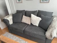 Sofa mit Bettfunktion / 2,5-Sitzer / dunkelgrau Berlin - Hellersdorf Vorschau