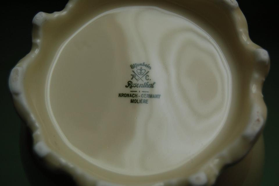 Rosenthal Blumen-Vase R/C Moliere elfenbein Kronach Germany in Kronach