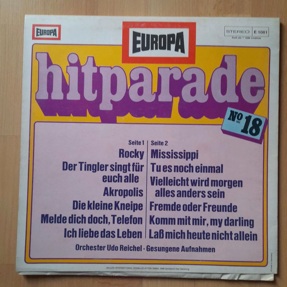 Schallplatte LP Hitparade in Demitz-Thumitz