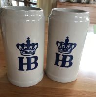 HB Bierkrug aus Steingut, 1 Liter Bayern - Donauwörth Vorschau