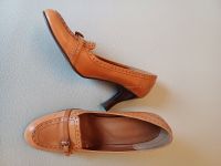 Leder Pumps Gr. 40, Cognac Nordrhein-Westfalen - Schleiden Vorschau