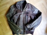 Lederjacke Herren BORDEAUX shabby Vintage Größe M RARITÄT 70er Bayern - Kirchheim Ufr Vorschau