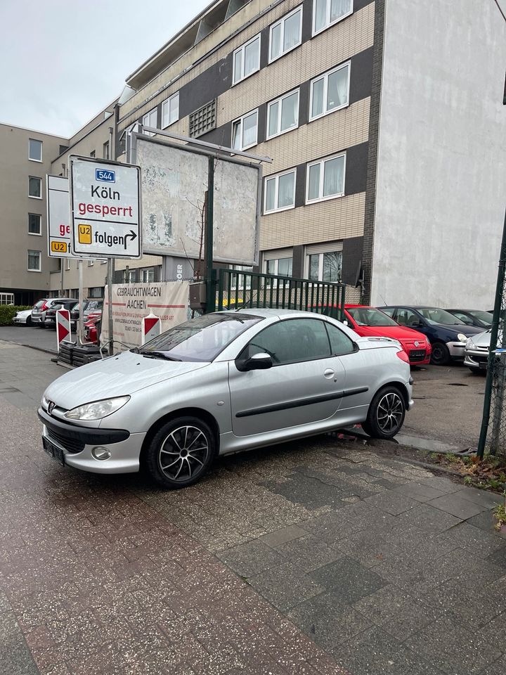 Peugeot 206 CC Cabrio,Tüv+Kupplung+Bremsen v&h+Zündkerz neu in Aachen