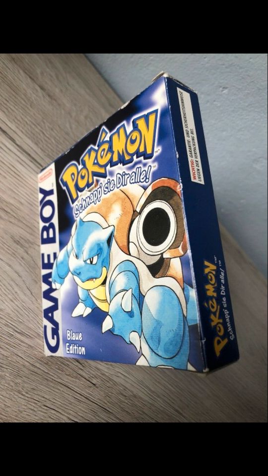 Pokemon Blaue Edition, Gameboy Spiel, 1999 Release, OVP Game ! in Hamburg