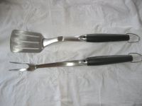 Grillset Fleischgabel und Grillgut-Wender Grill Set Länge 46 cm Rheinland-Pfalz - Birkenheide Vorschau