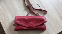 Rote Vera Pelle, original italienische Lederhandtasche, Clutch Bayern - Neutraubling Vorschau