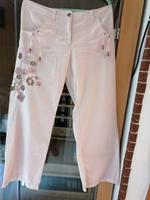 Joy Damen Sommerhose Baumwolle mit Blumenstickerei Gr. 44 Thüringen - Sonneberg Vorschau