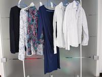 Bluse Tunika Kleid Pullover blau L 40 weiß lila emily v. d. bergh Nordrhein-Westfalen - Salzkotten Vorschau