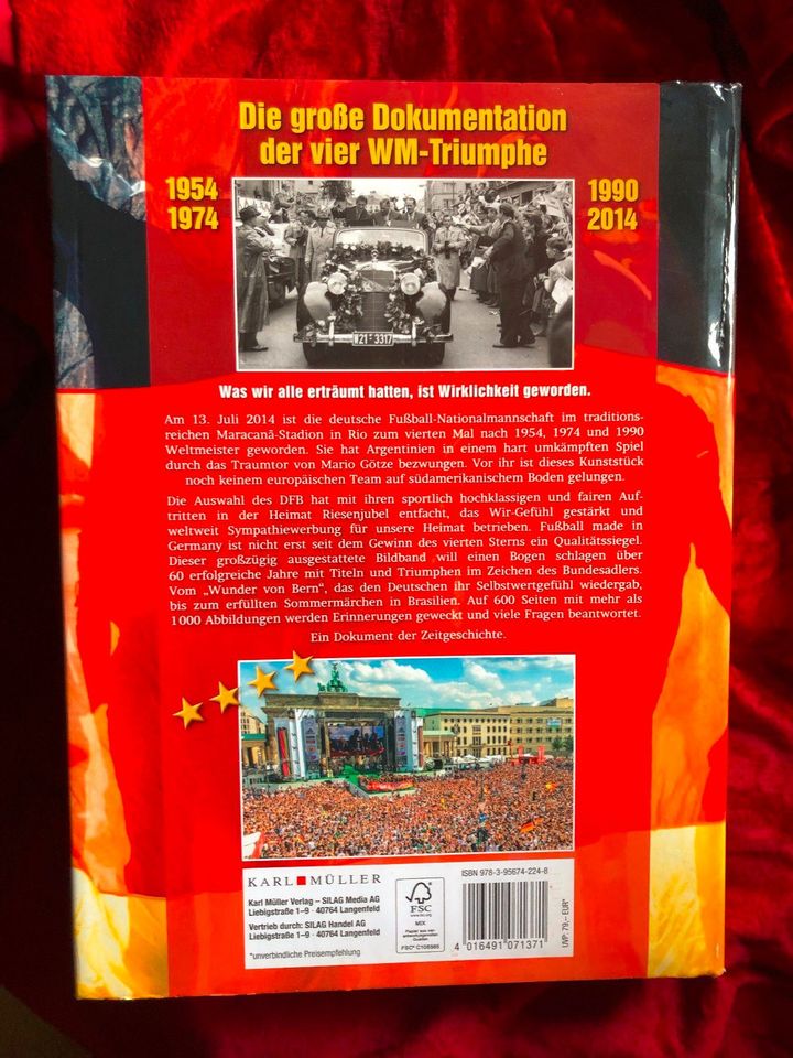 WELTMEISTER 1954 1974 1990 2014 - Chronologie der Triumphe in Remchingen