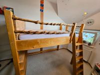 Einzigartiges Hochbett für Kinder (1,20m x 2m) mit Rutsche Nordrhein-Westfalen - Meckenheim Vorschau