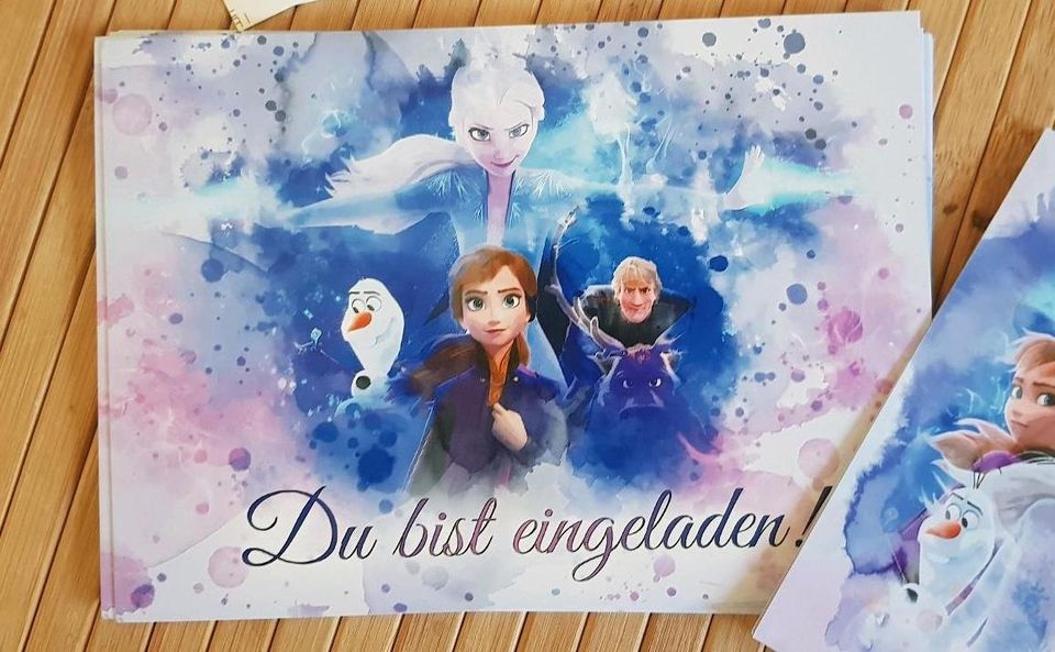 Einladungskarten kinder Geburtstag Eiskönigin in Ludwigsfelde