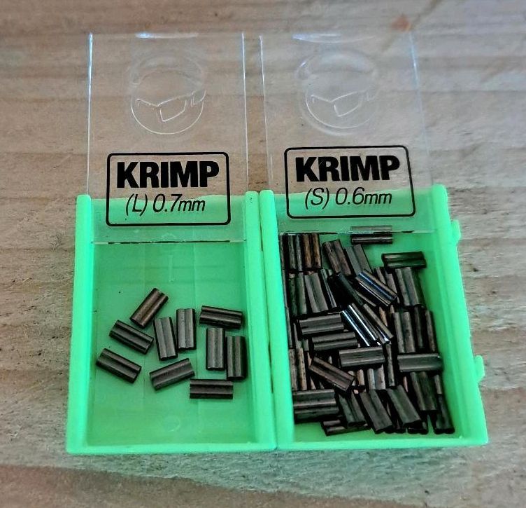 2 × als Set - Korda Spare Krimp in S (0,6 mm) & L (0,7 mm) NEU in Bad Bentheim