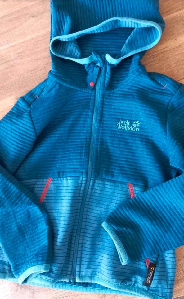 Jack Wolfskin Gr 116 Strick Fleece Jacke in Herzogenaurach