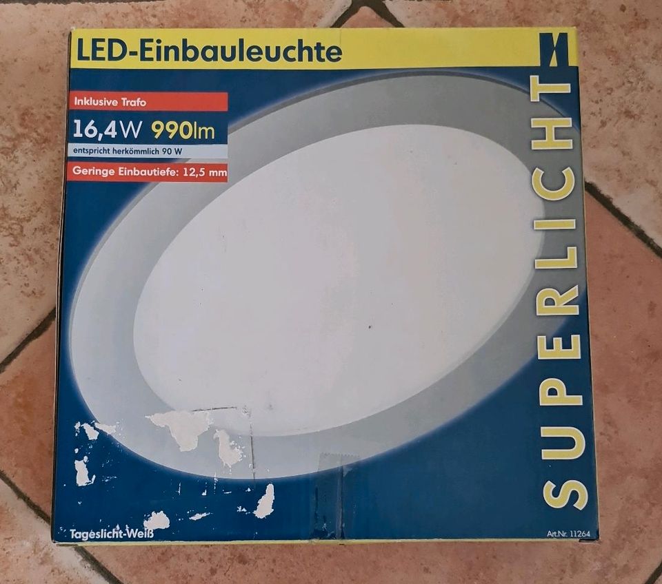 LED Einbaustrahler - 2x ø 237mm , 1x ø180mm -Rund - Weiß in Wadgassen