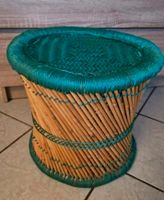 Rattan Hocker Stuhl Beistelltisch  Geflecht  ca38x34cm Nordrhein-Westfalen - Freudenberg Vorschau