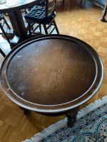 Tisch | Couchtisch | Beistelltisch rund antik aus Holz Hessen - Beselich Vorschau