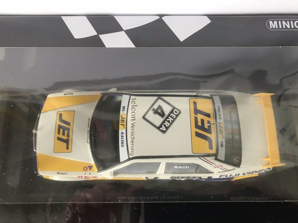 MINICHAMPS Mercedes 190E Evo1 Roland Asch DTM 1989 1:18 155893604 in Ochtendung