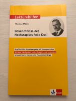 Lektürehilfe Klett Thomas Mann Bekenntnisse des Hochstaplers F.K. Baden-Württemberg - Ludwigsburg Vorschau