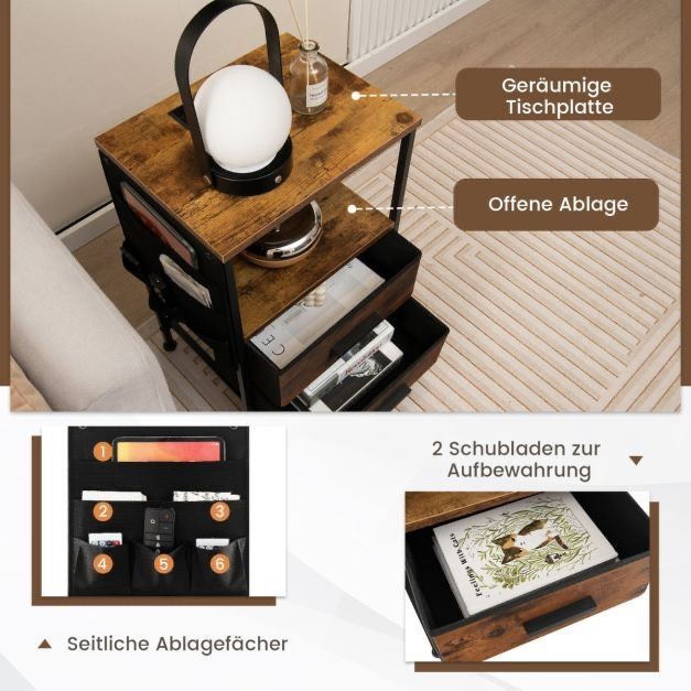 Nachttisch Set mit Steckdose, NEUWARE, 109€* in Köln