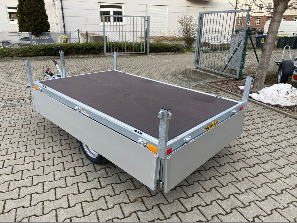 PKW Anhänger Neu Humbaur Hochlader 1.500 KG 230x140x30 in Dresden