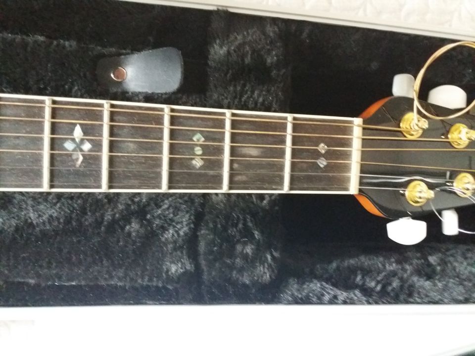 Ovation Custom Legend C2079AX - Halbakustik Gitarre + Koffer in Sande