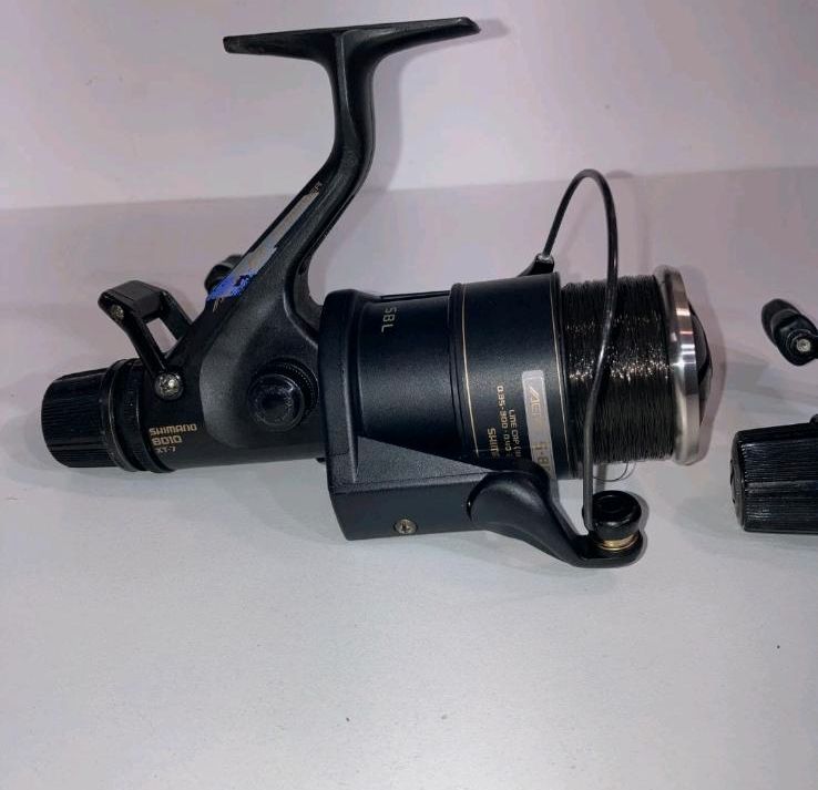 2× Shimano Aero GT Baitrunner 8010 XT Freilaufrollen Karpfen Carp in Bad Bentheim