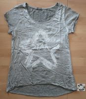 LAURA JO T-SHIRT MADE IN ITALY SHIRT STERN PRINT SATIN L GRAU TOP Baden-Württemberg - Geislingen an der Steige Vorschau