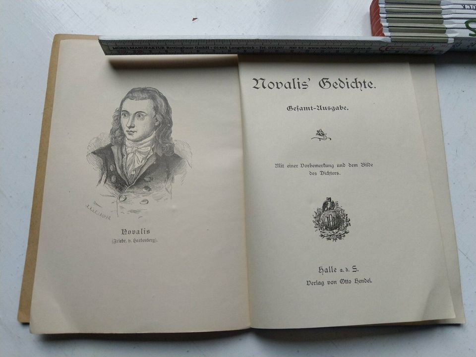 Novalis' Gedichte. - Bibliothek der Gesamtlitteratur des In- und in Brandis