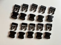 10 x Steckschnalle / Steckschließer 30mm Schwarz Rheinland-Pfalz - Diez Vorschau