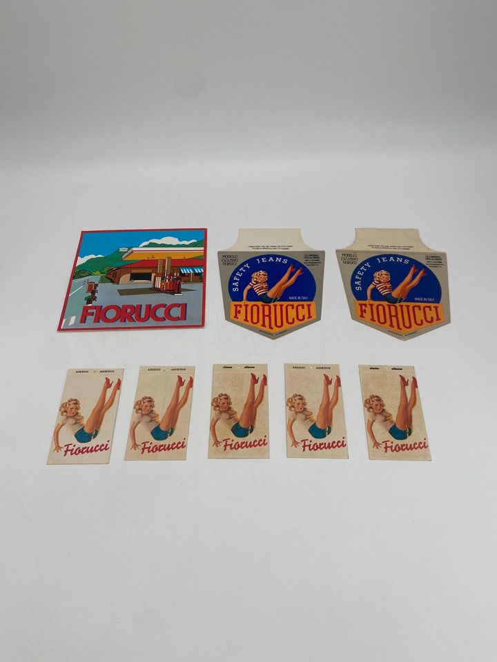 * 8 x FIORUCCI AUFKLEBER VINTAGE STICKER ADHESIVE SAMMLER COLLECT in Berlin