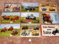 Blechschild Trakor DDR Dart Werkstatt Mechaniker Schalke Bier Bayern - Moorenweis Vorschau