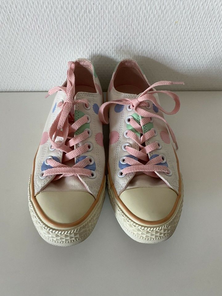 Converse Chucks rosa Punkten Kinderschuhe Sneakers 37,5 in Heidelberg