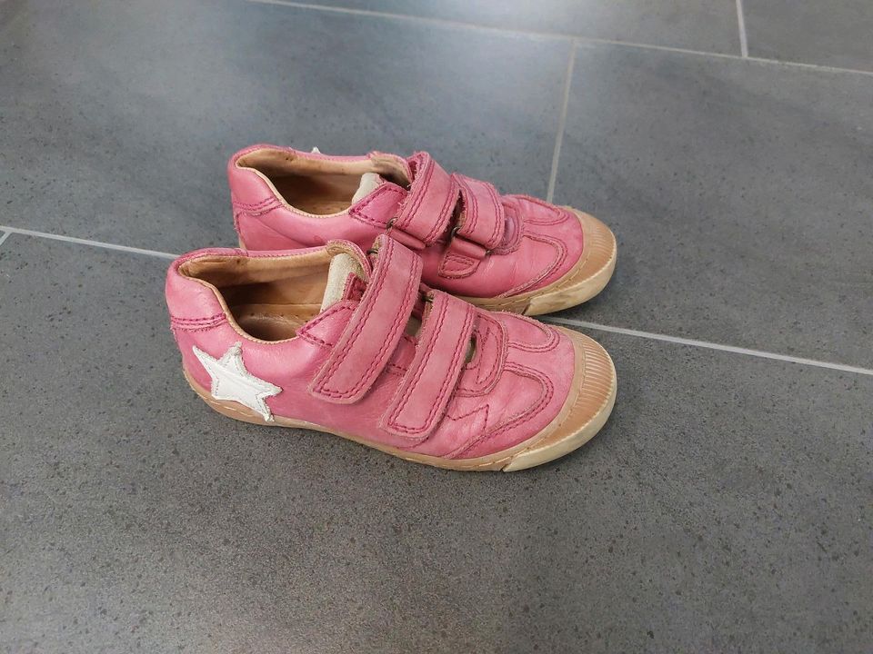 Bisgaard Leder Halbschuhe Klettverschluss Gr. 28 rosa pink in Klingenberg am Main